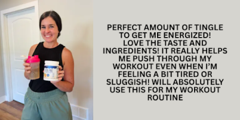 Rebeka Turned Sluggish Days Into Power Workouts with Vita Pre-Workout