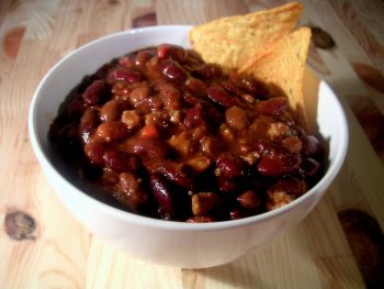 Beef Chili From Scratch: Dried Chiles, Beans and Low Heat