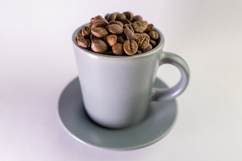 Coffee bean cup