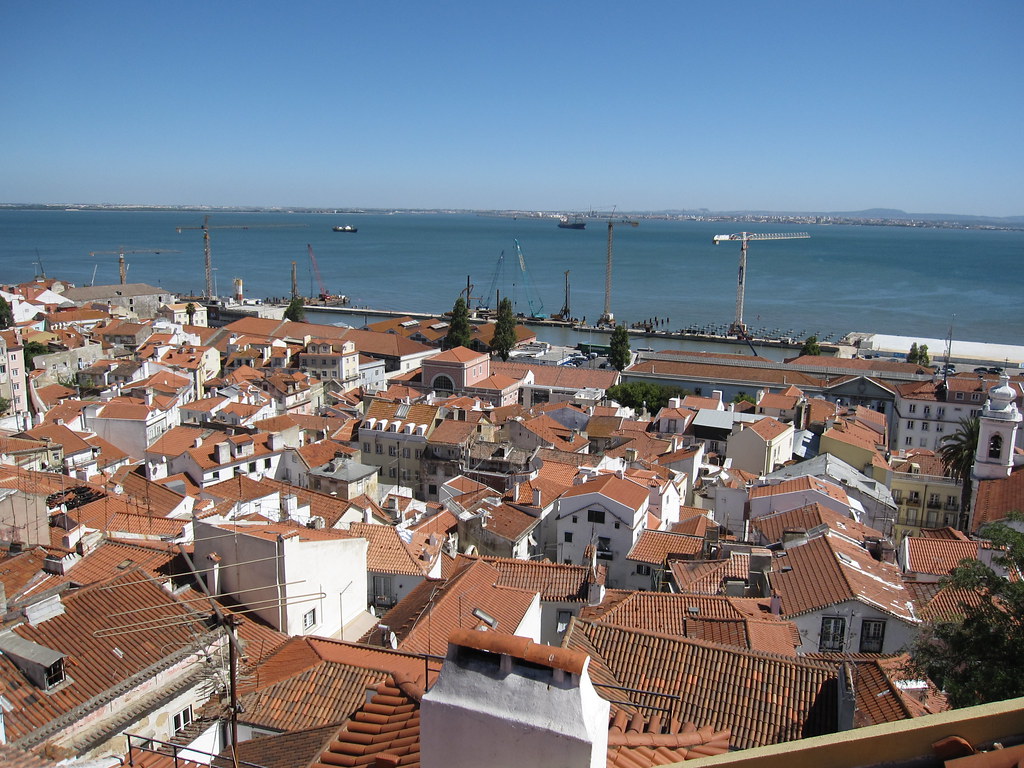 Rooftops of the Alfama district in Lisbon