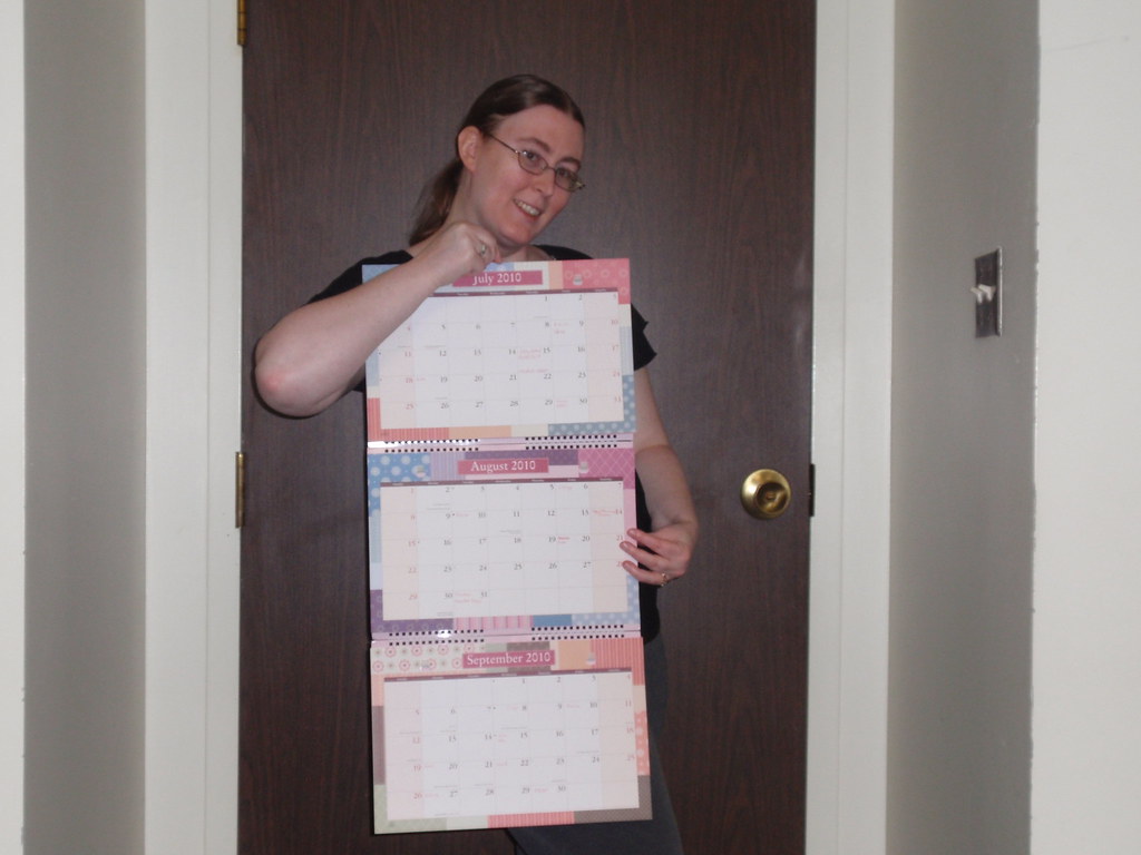 Office Calendar Girl